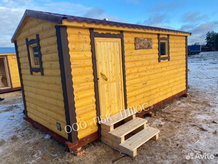 Баня 5х2,25м Теплая