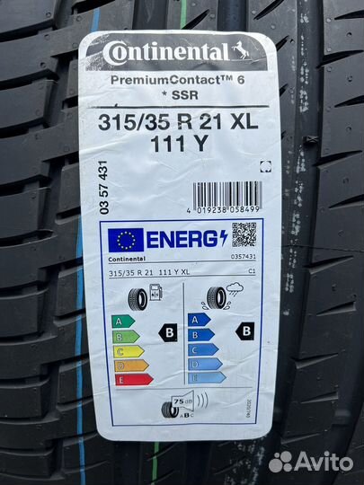 Continental PremiumContact 6 SSR 315/35 R21 111Y