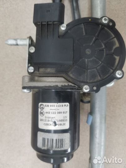 Мотор переднего стеклоочистителя Rapid 2, Polo 6