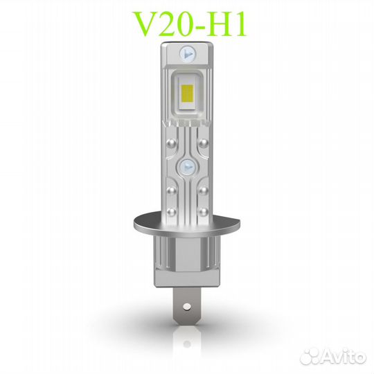 Светодиодные лампы h1 белый свет (12-24V) комплект