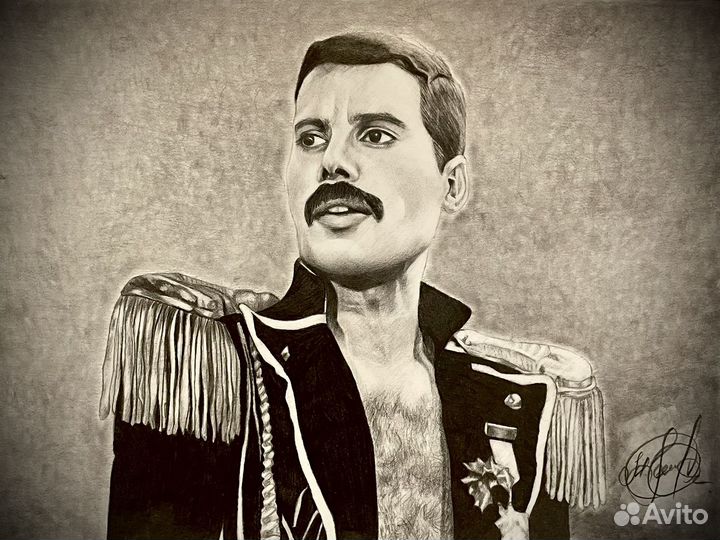 Портрет карандашом по фото на заказ