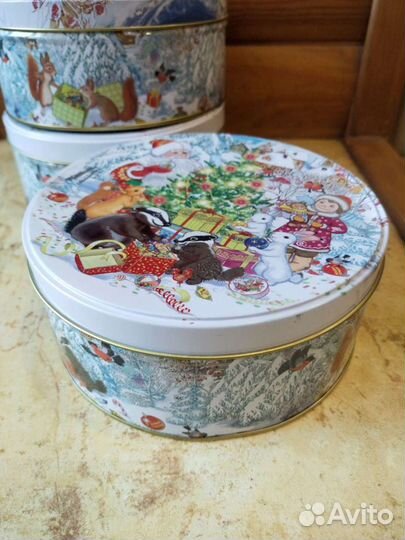 Жестяная,подарочная коробочка