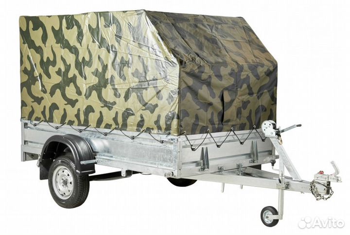 Прицеп широкий под перевозку техники