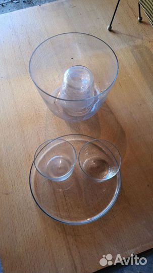 Крюшонница стеклянная, времен СССР