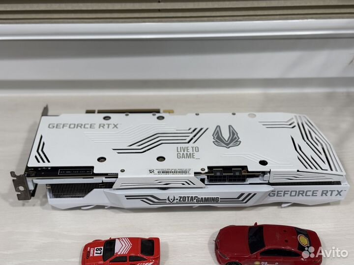 RTX 3080 Zotac Trinity OC LHR White как новая