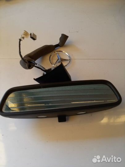 Зеркало салона (черный) Mercedes C Е