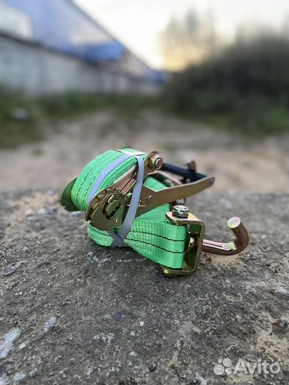 Ремень стяжной 5 тн.(50мм.) 4м.Поворотный крюк