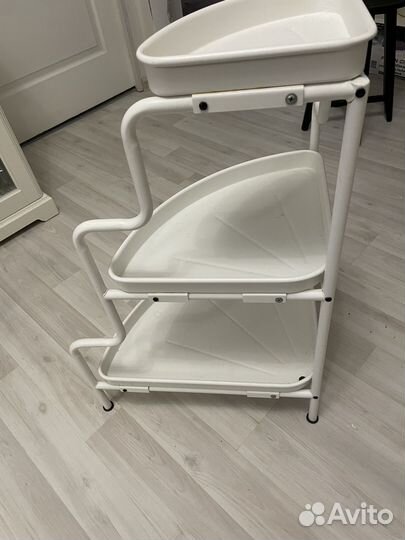 Угловая полка для цветов икеа