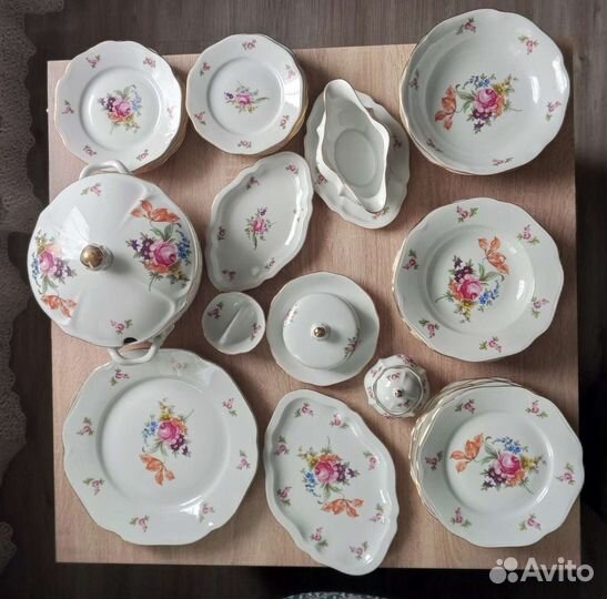 Сервиз столовый Bohemia 1970-е