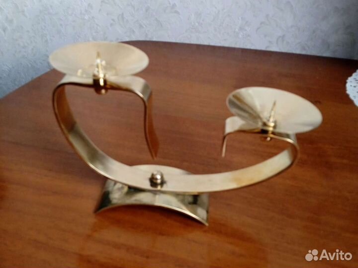 Подсвечник латунь СССР