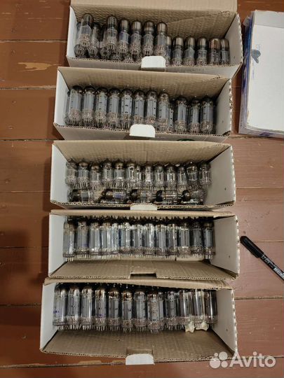 Радиолампы новые 6с45п-е, 6н26п, 6п14п, и др