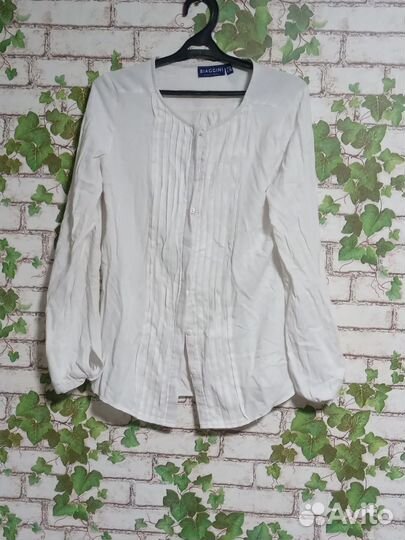 Рубашка белая школьная для девочки