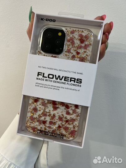 Чехол kdoo для iPhone 12pro max flowers