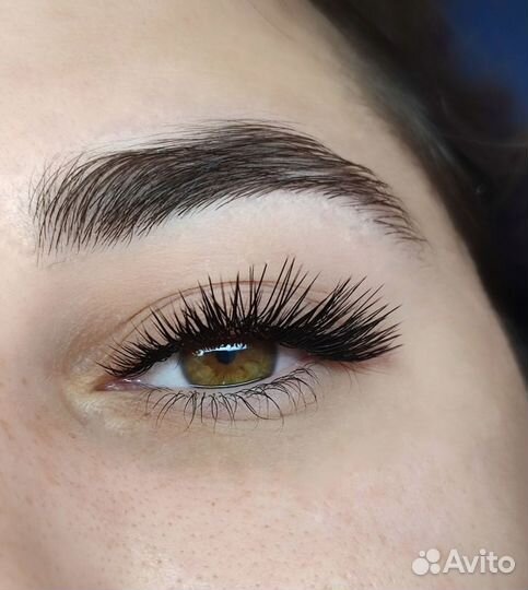 Наращивание, лами ресниц/ укладка бровей