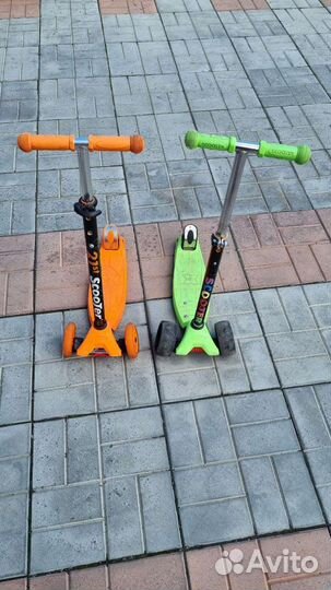 Самокат детский трехколесный бу