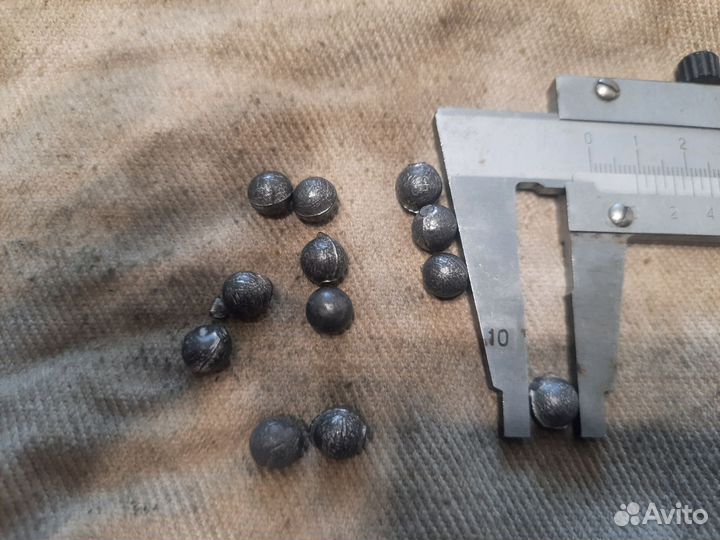 Картечь. 8мм. Катанная 2 кг. И не катанная 1.4 кг