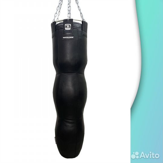 Мешок боксерский набивной Силуэт totalbox кожа