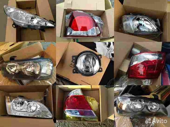 Фара правая H7+H1 для renault scenic (2006-2009)