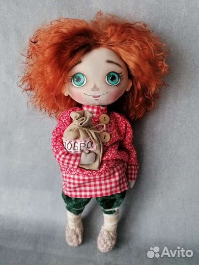 Интерьерная кукла ручной работы