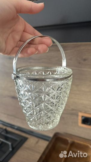 Сахарница конфетница стекло СССР