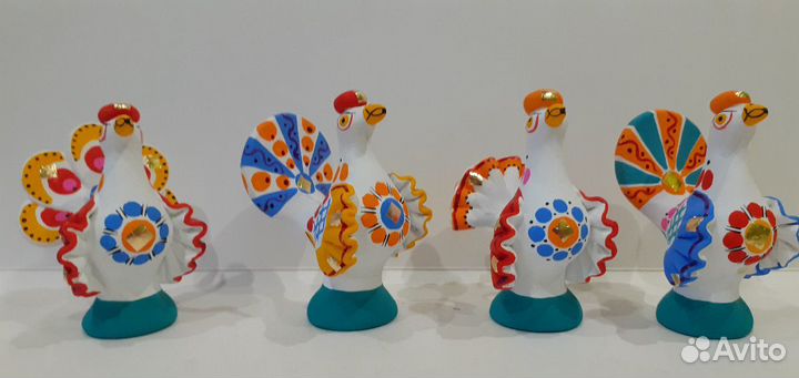 Дымковская птичка