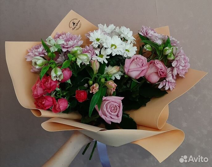 Живые цветы букеты