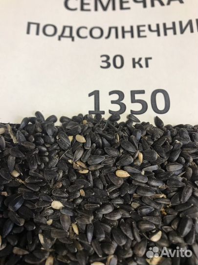 Семечки кормовые 30 кг доставка