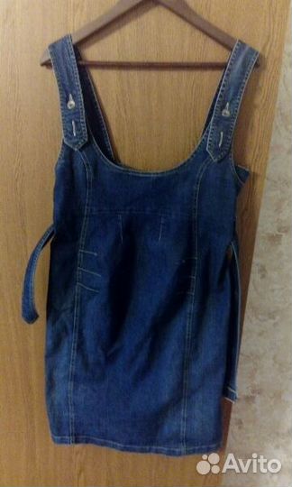 Джинсовый сарафан для беременных