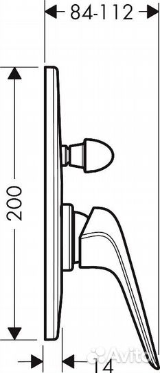 Смеситель Hansgrohe Novus 71047000