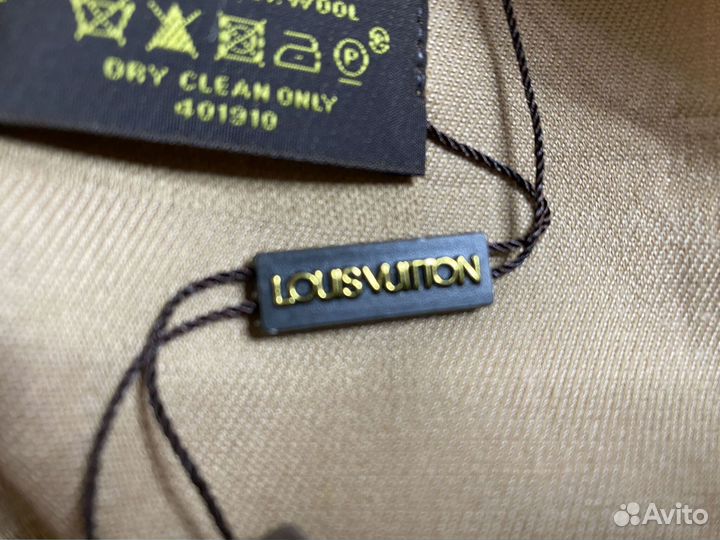 Шаль шерсть и шелк Louis Vuitton