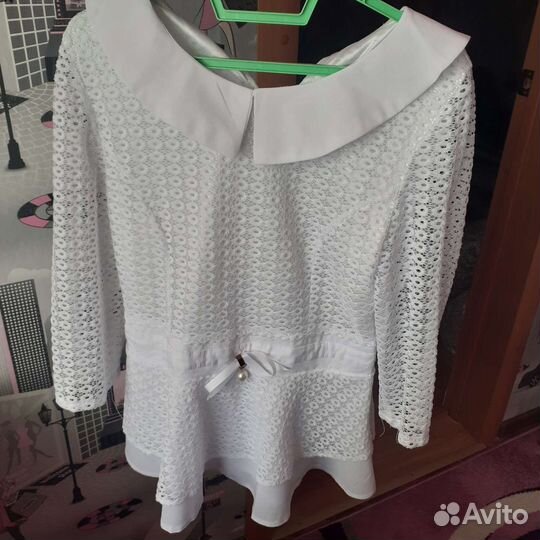 Блузка белая