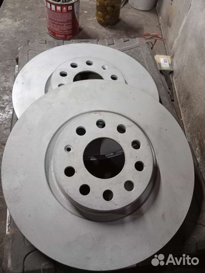 Тормозные диски volkswagen passat передеие