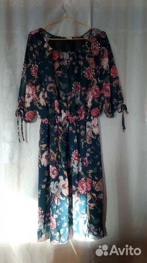 Платье шифон 52р