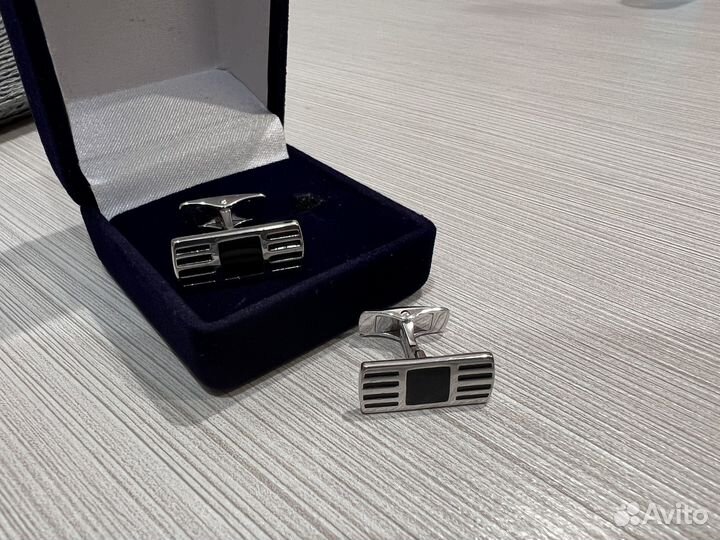 Запонки, серебро 925