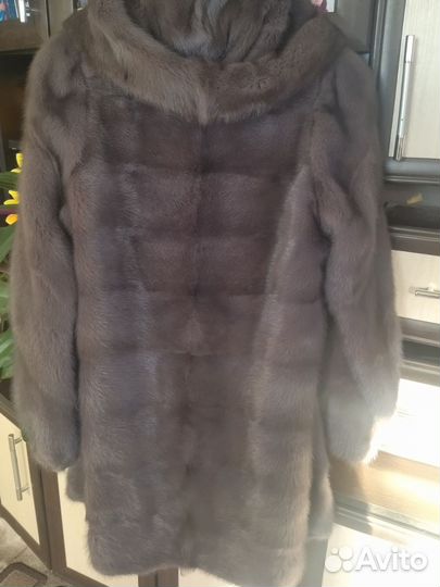 Шуба норковая 46 48 бу