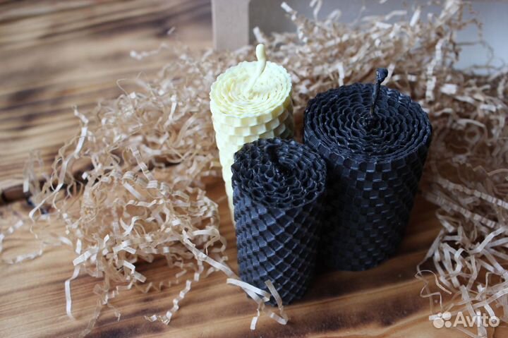 Свечи / Подарочные наборы / Свечи из вощины