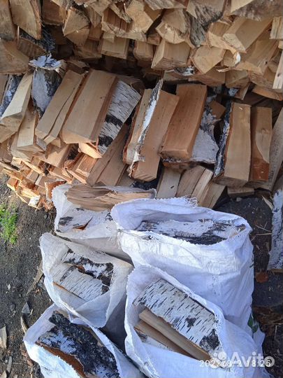 Дрова березовые колотые