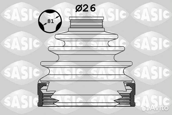 Отбойник амортизатора renault 19 пер. 4001609