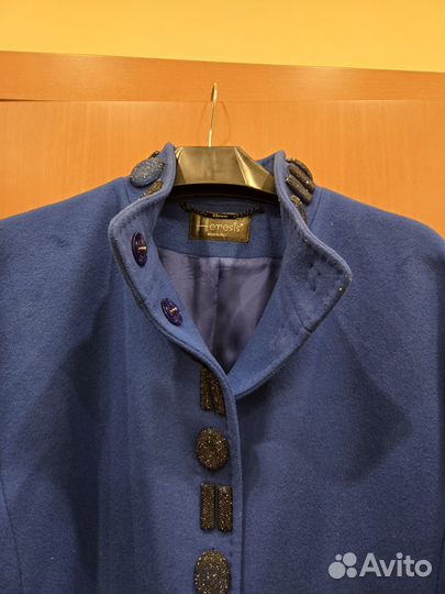 Пальто женское демисезонное из кашемира, Италия