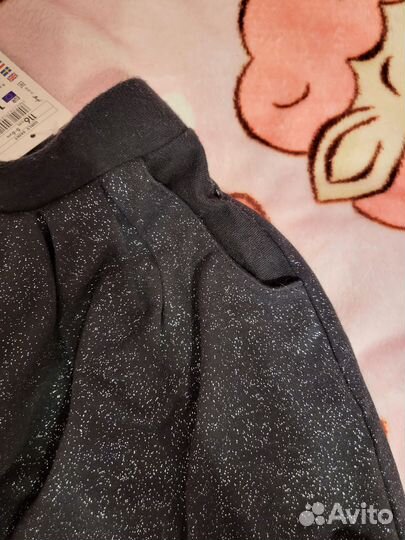 Новая юбка девочки с блёстками 122