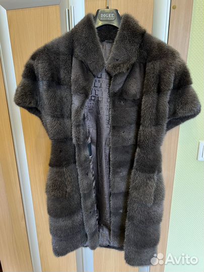 Шуба норковая жилетка