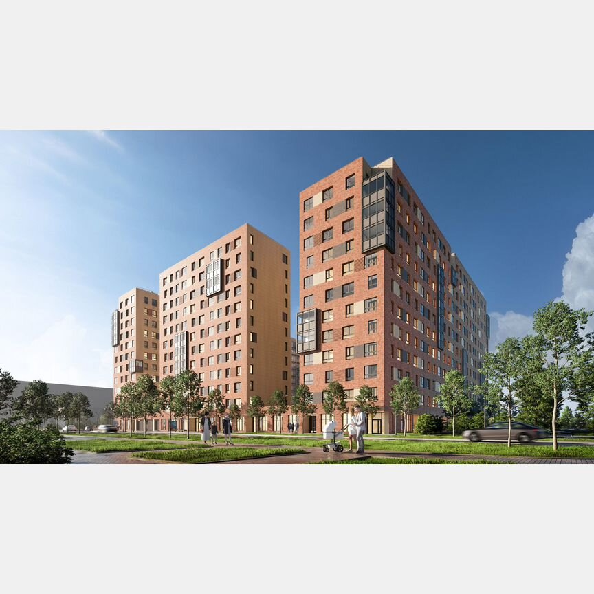 2-к. квартира, 58,8 м², 10/12 эт.