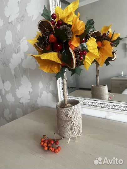 Осенняя поделка из природных материалов