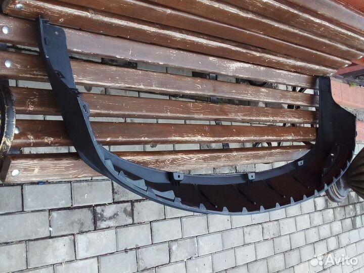 Спойлер губа заднего бампера Солярис 2020г