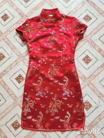 Платье в китайском стиле