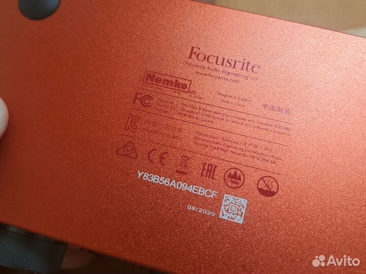 Звуковая карта focusrite scarlett 2i2 solo