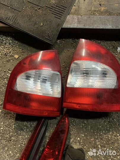 Задние фары калина