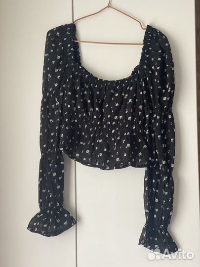 Блуза hm укороченная новая s