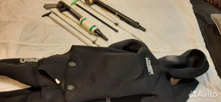 Гидрокостюм полный комплект 7мм-5мм