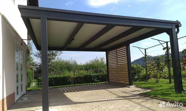 Навес под ключ